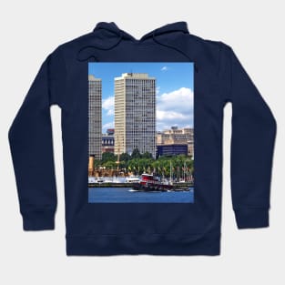 Philadelphia PA - Tugboat by Philadelphia Skyline Hoodie